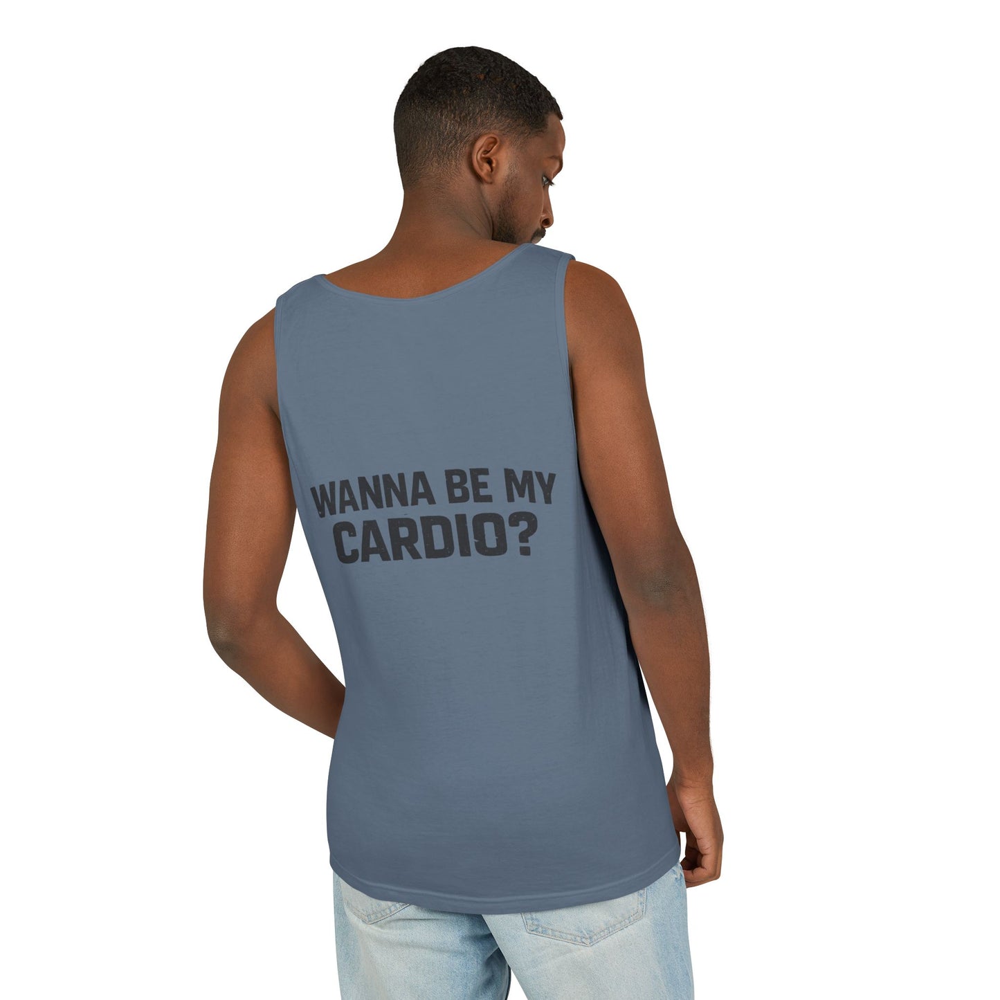 Wanna Be My Cardio? Tank Top | Funny Fitness Workout Shirt
