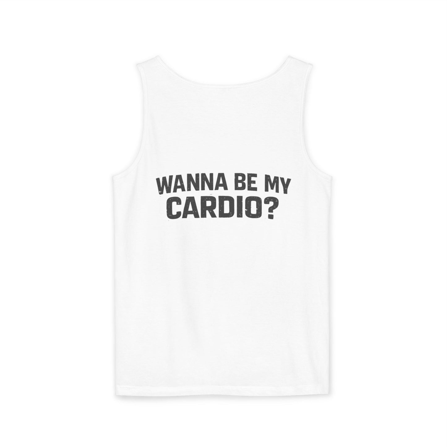 Wanna Be My Cardio? Tank Top | Funny Fitness Workout Shirt
