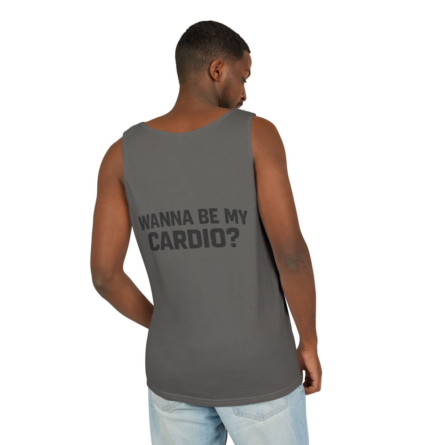Wanna Be My Cardio? Tank Top | Funny Fitness Workout Shirt