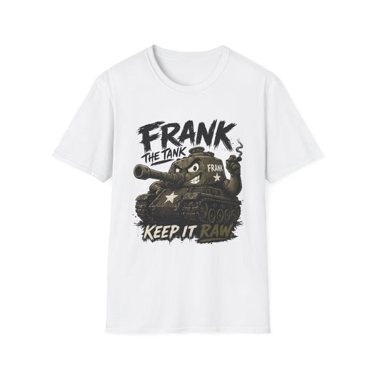 Frank the Tank tank illustration T-Shirt | Keep It Raw vintage military design