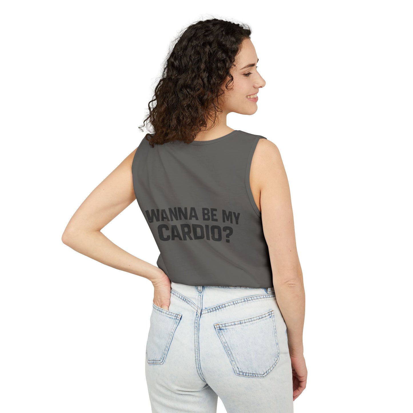 Wanna Be My Cardio? Tank Top | Funny Fitness Workout Shirt