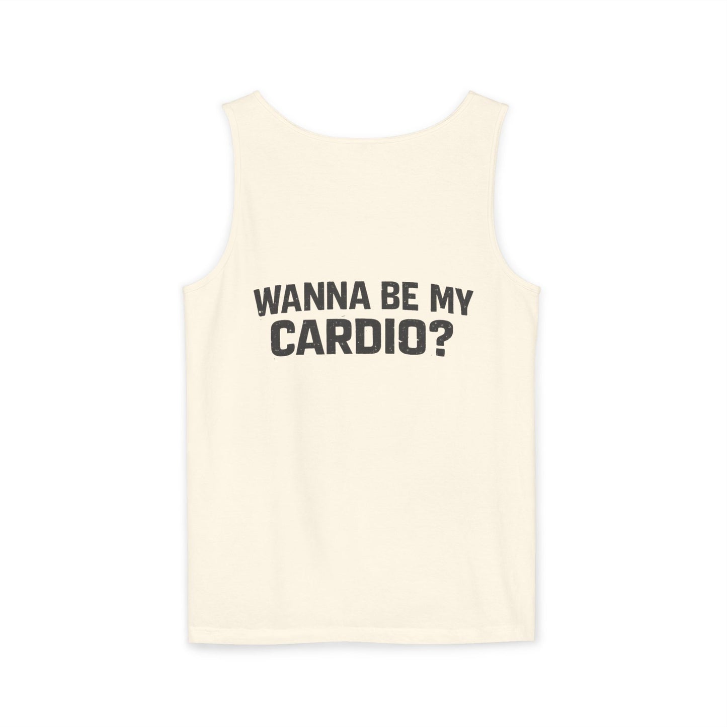 Wanna Be My Cardio? Tank Top | Funny Fitness Workout Shirt
