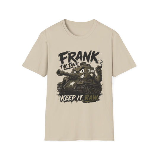 Frank the Tank tank illustration T-Shirt | Keep It Raw vintage military design