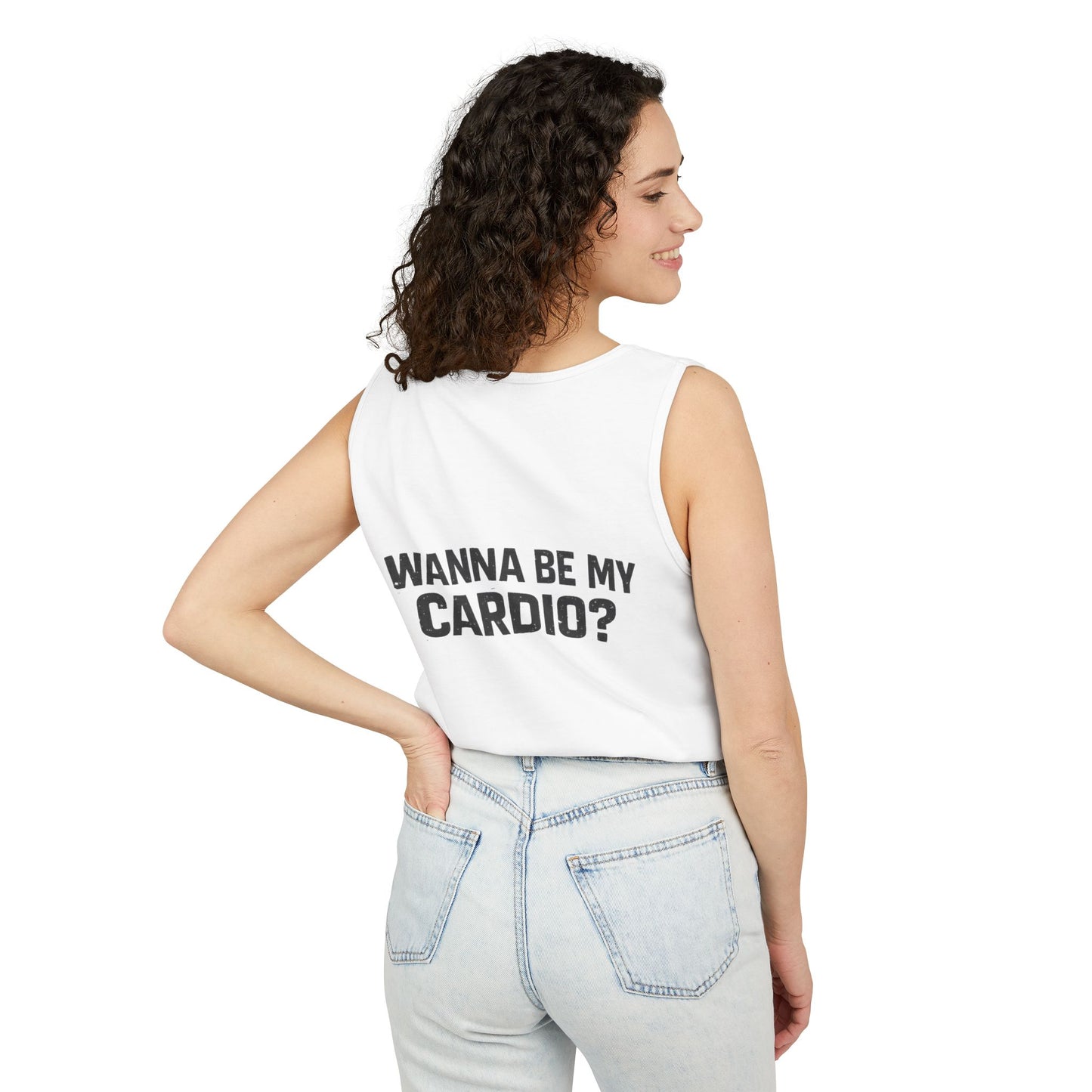 Wanna Be My Cardio? Tank Top | Funny Fitness Workout Shirt
