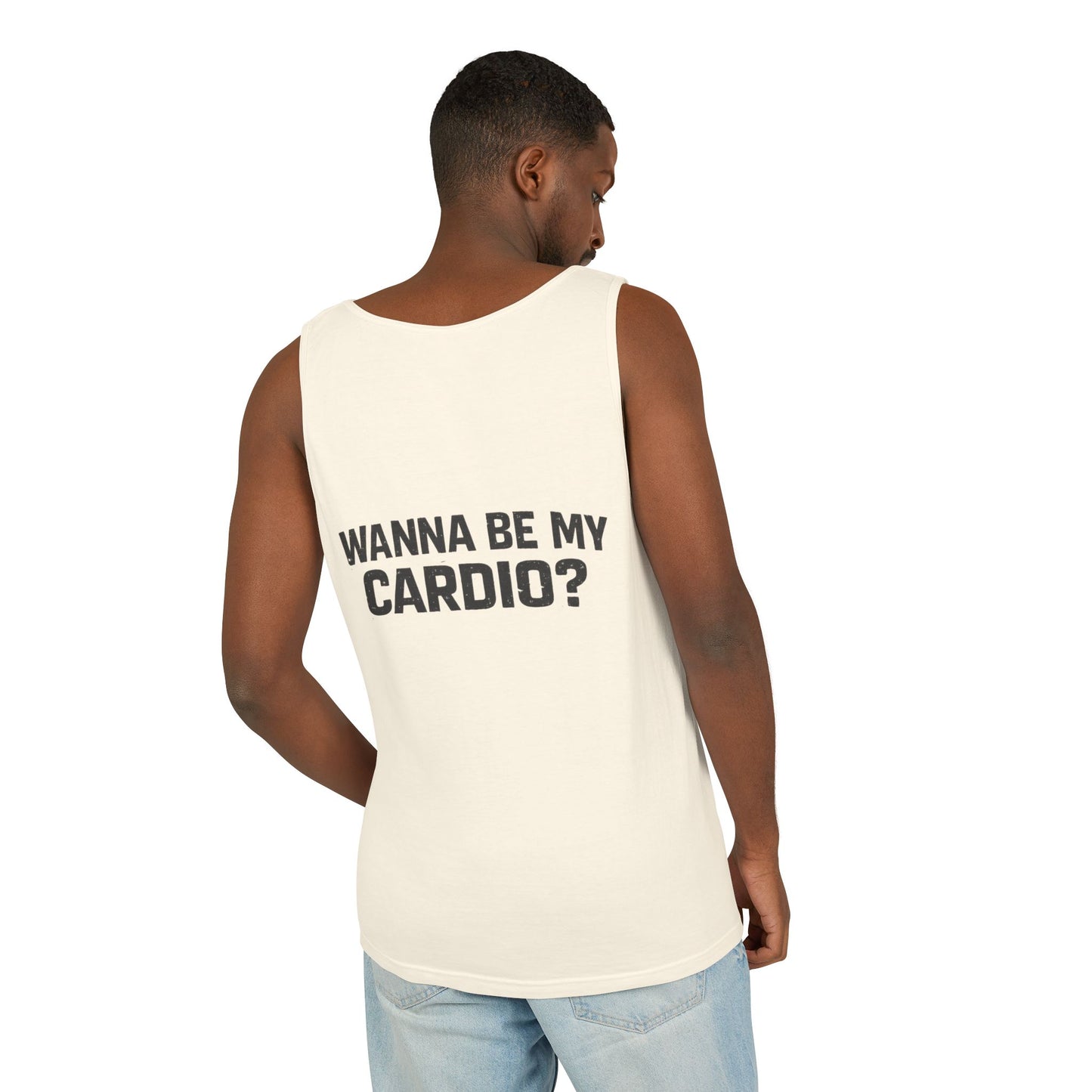 Wanna Be My Cardio? Tank Top | Funny Fitness Workout Shirt