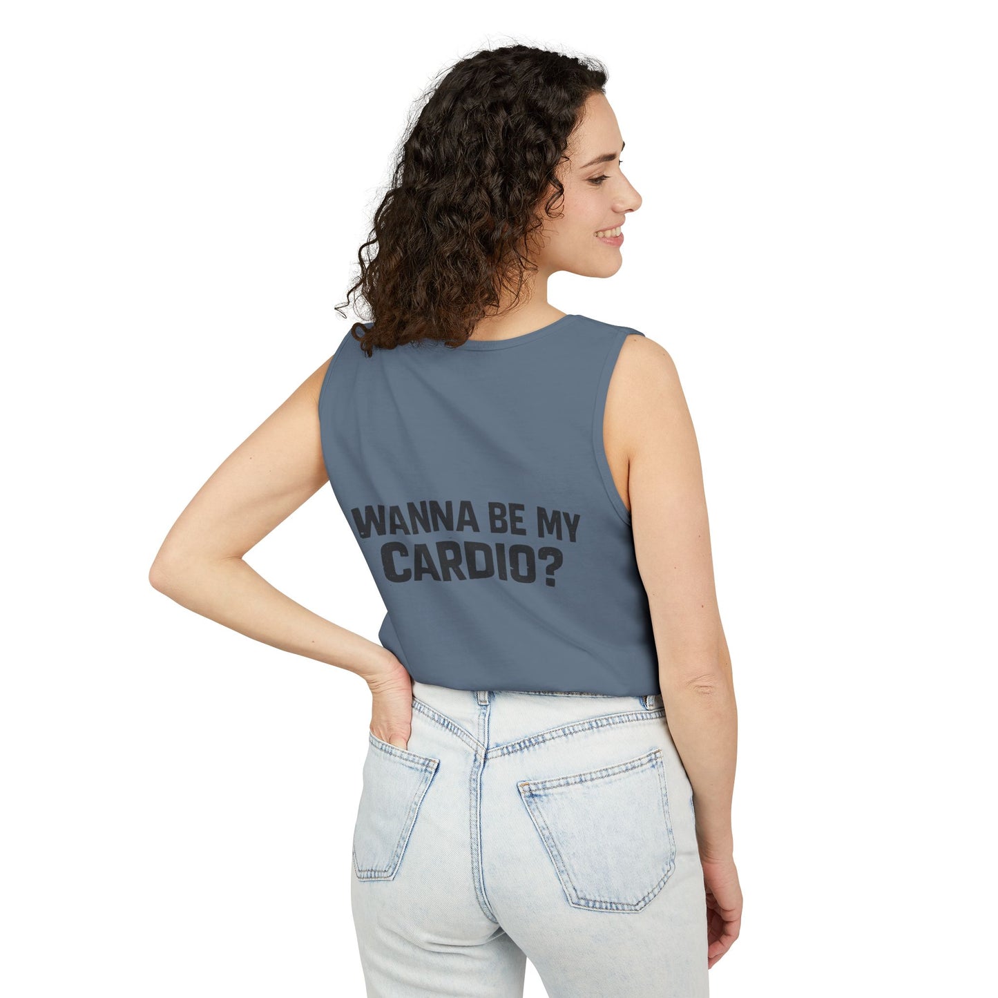Wanna Be My Cardio? Tank Top | Funny Fitness Workout Shirt