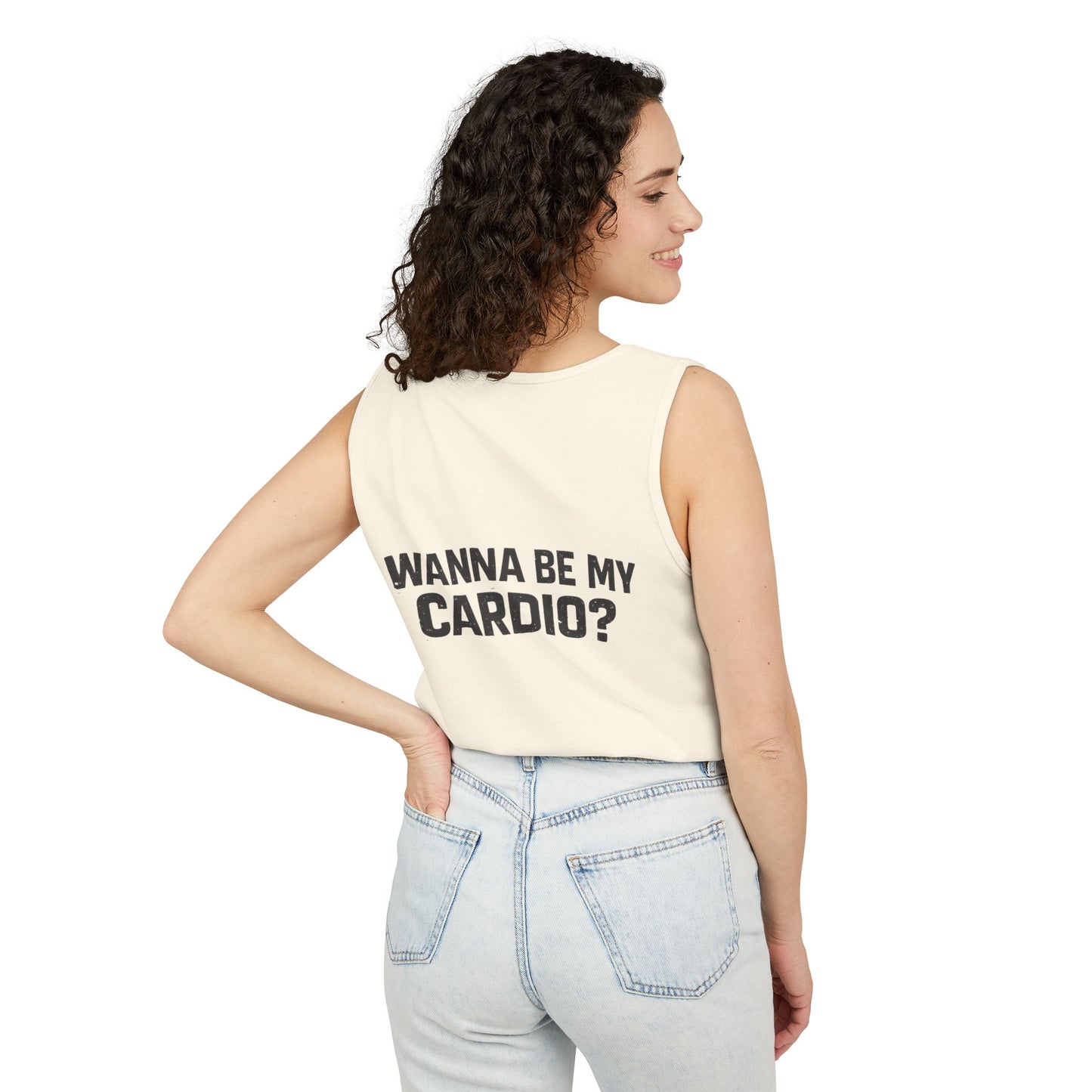 Wanna Be My Cardio? Tank Top | Funny Fitness Workout Shirt