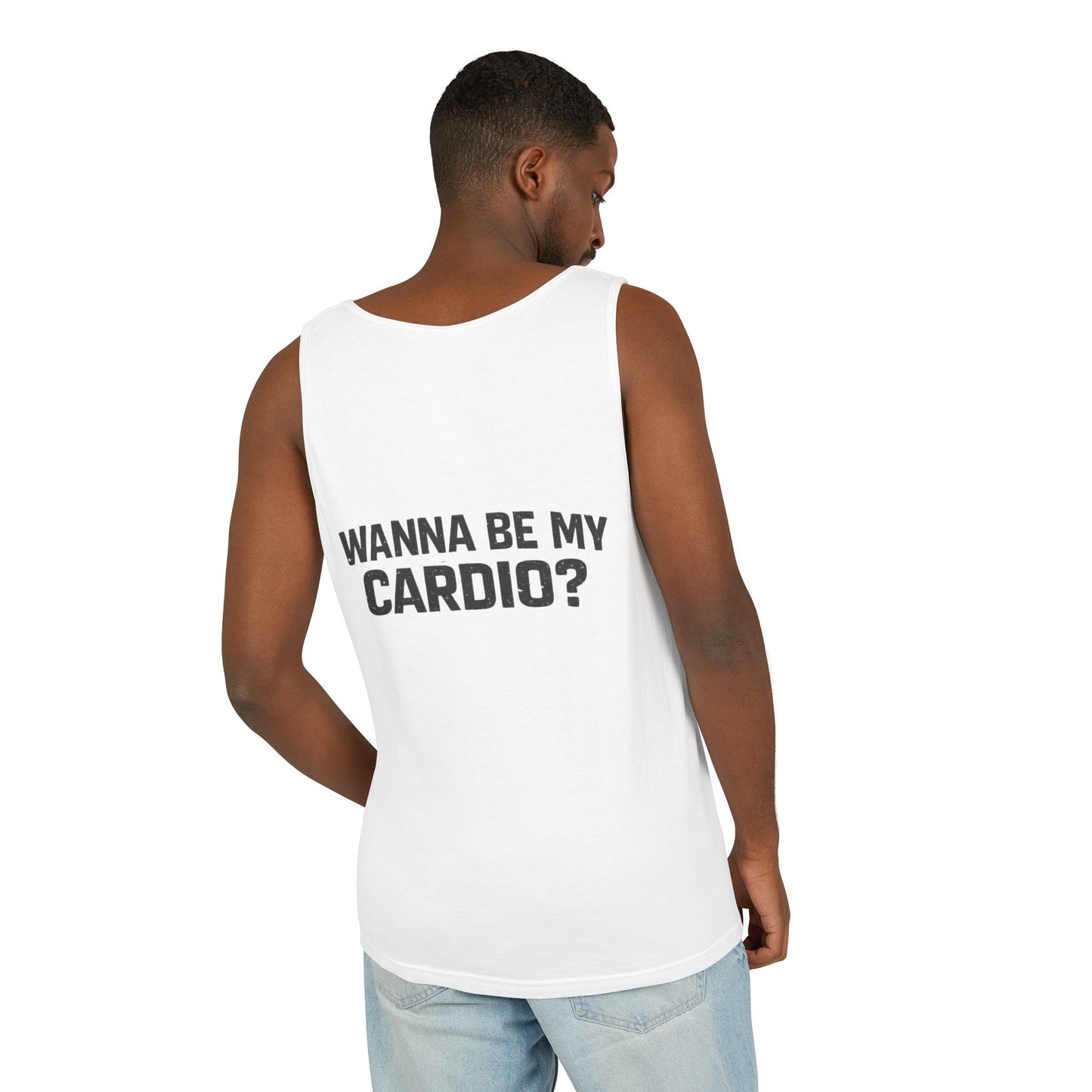 Wanna Be My Cardio? Tank Top | Funny Fitness Workout Shirt